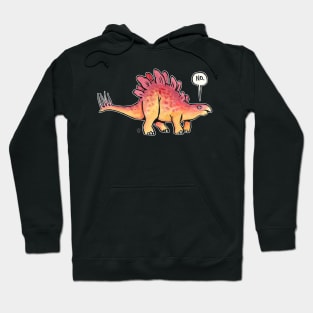 Stegosaurus says NO Hoodie